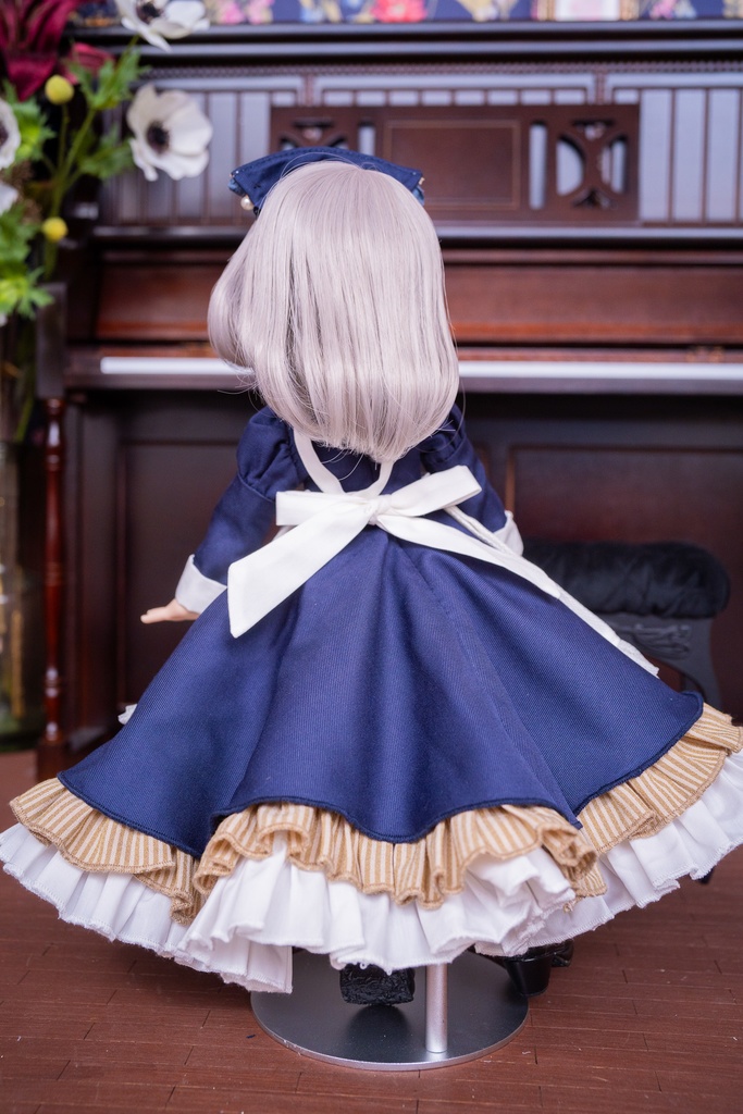 ちみっこDD クラシカルメイドセット 【紺】