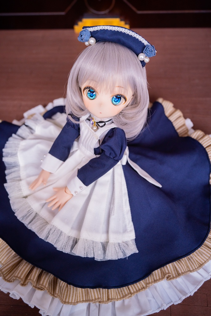 ちみっこDD クラシカルメイドセット 【紺】