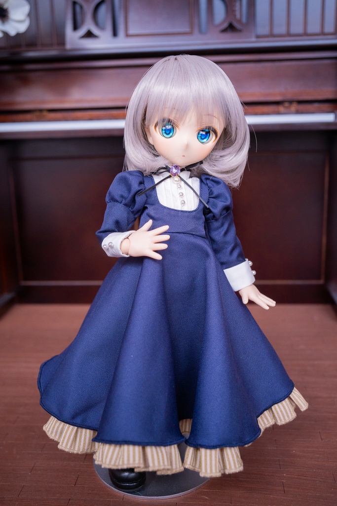 ちみっこDD クラシカルメイドセット 【紺】