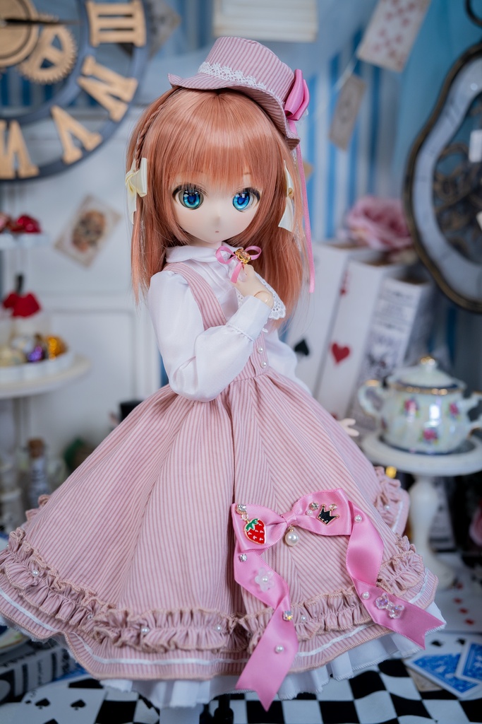 MDDクラシカルジャンパースカートセット【ピンク】