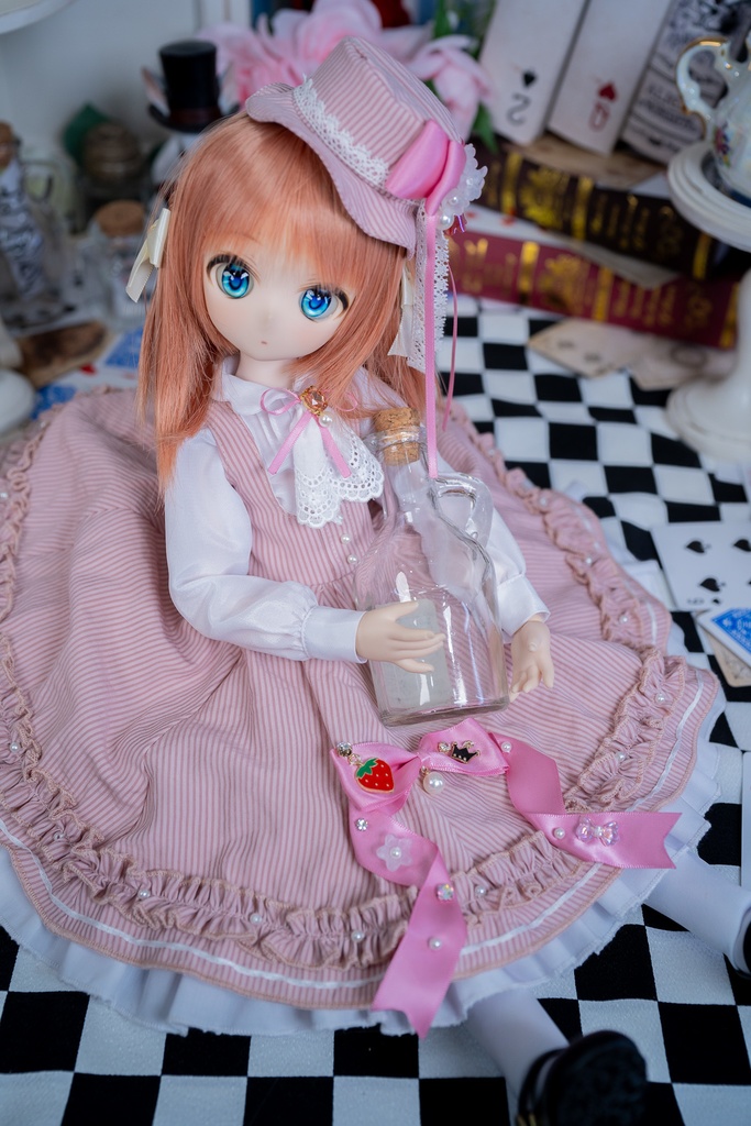 MDDクラシカルジャンパースカートセット【ピンク】