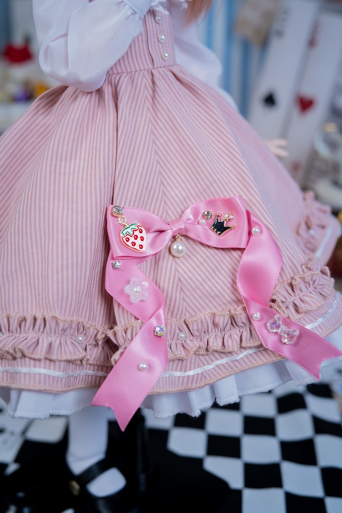 MDDクラシカルジャンパースカートセット【ピンク】