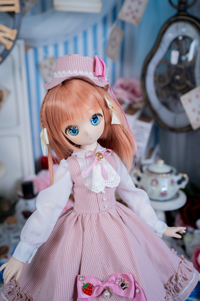 MDDクラシカルジャンパースカートセット【ピンク】