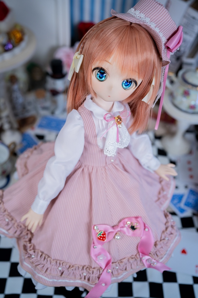 MDDクラシカルジャンパースカートセット【ピンク】