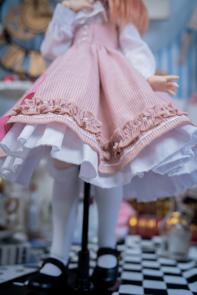 MDDクラシカルジャンパースカートセット【ピンク】