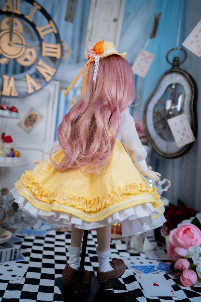 MDDクラシカルジャンパースカートセット【イエロー】