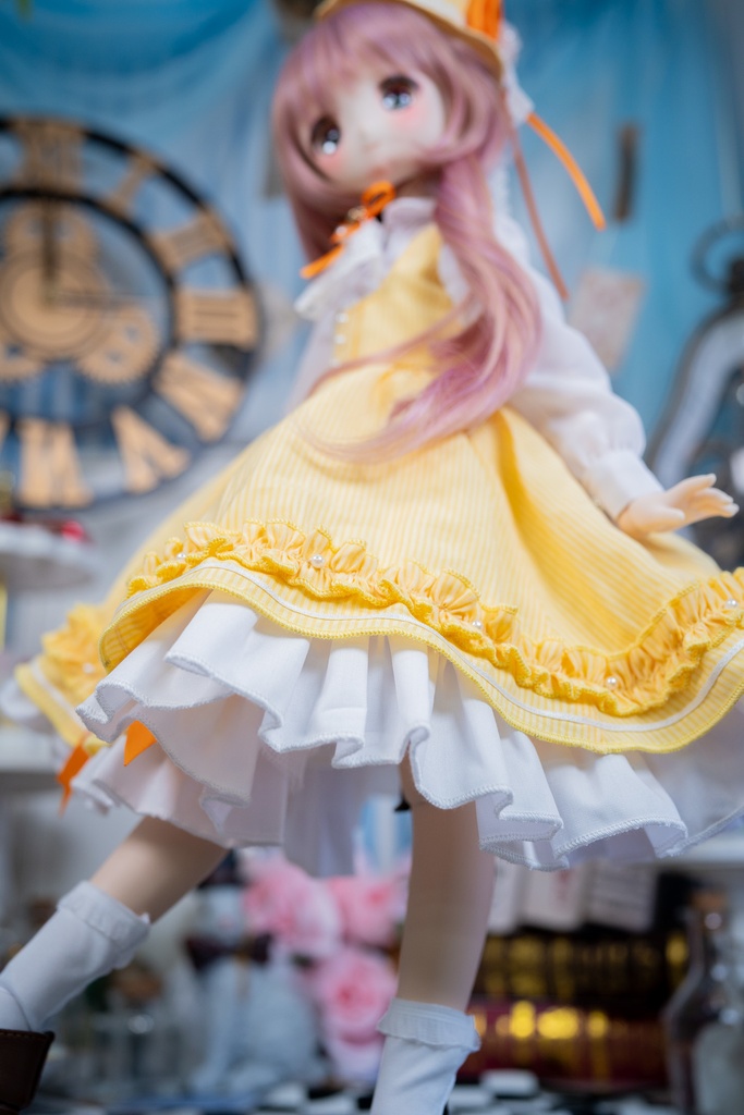 MDDクラシカルジャンパースカートセット【イエロー】