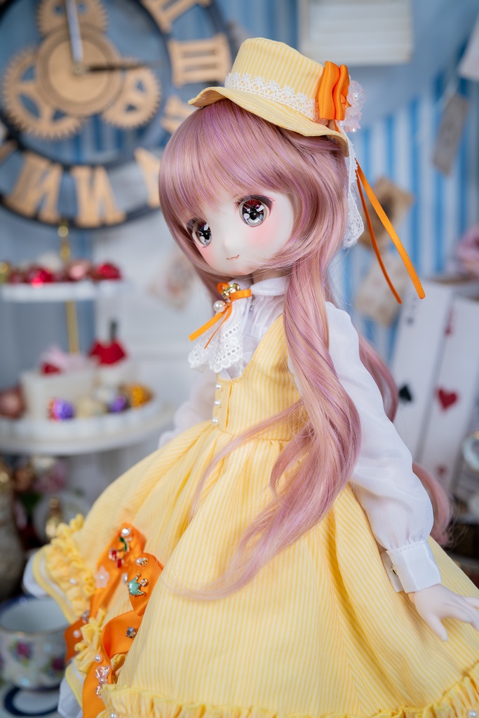 MDDクラシカルジャンパースカートセット【イエロー】