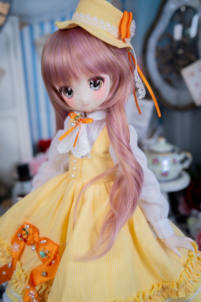 MDDクラシカルジャンパースカートセット【イエロー】