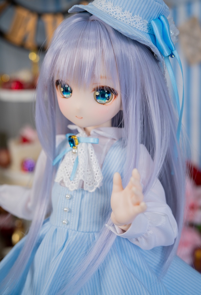 MDDクラシカルジャンパースカートセット【ブルー】