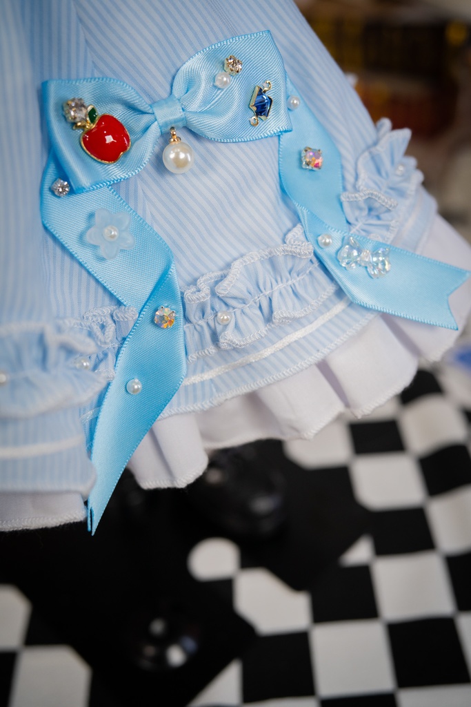 MDDクラシカルジャンパースカートセット【ブルー】