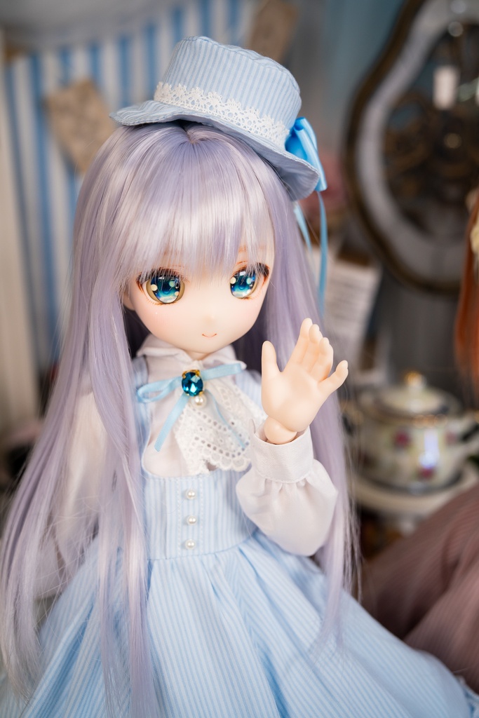 MDDクラシカルジャンパースカートセット【ブルー】