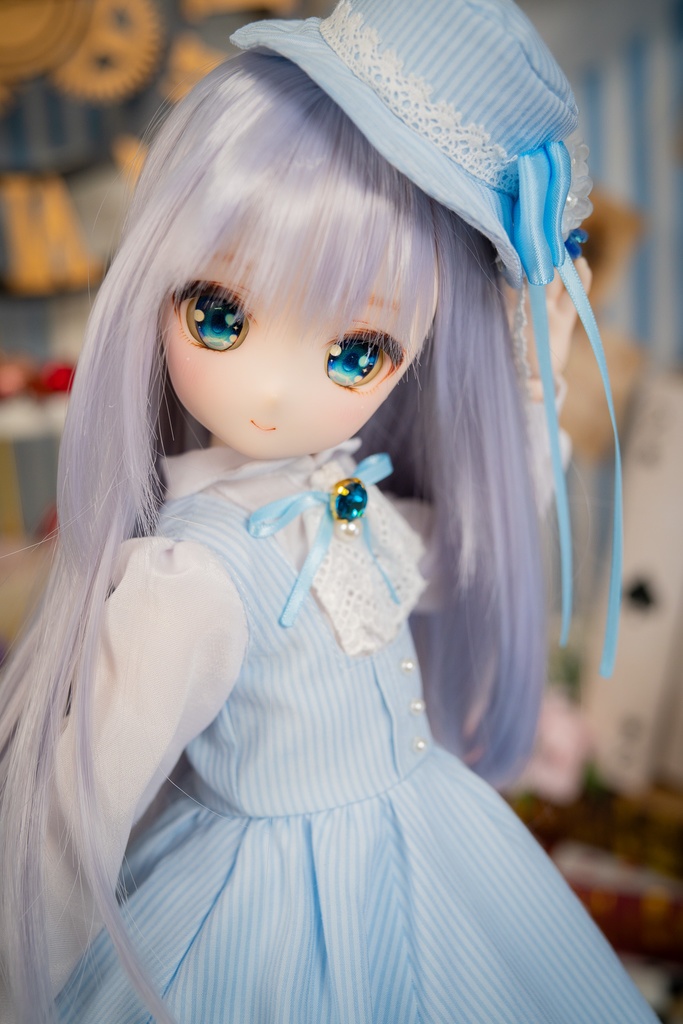 MDDクラシカルジャンパースカートセット【ブルー】