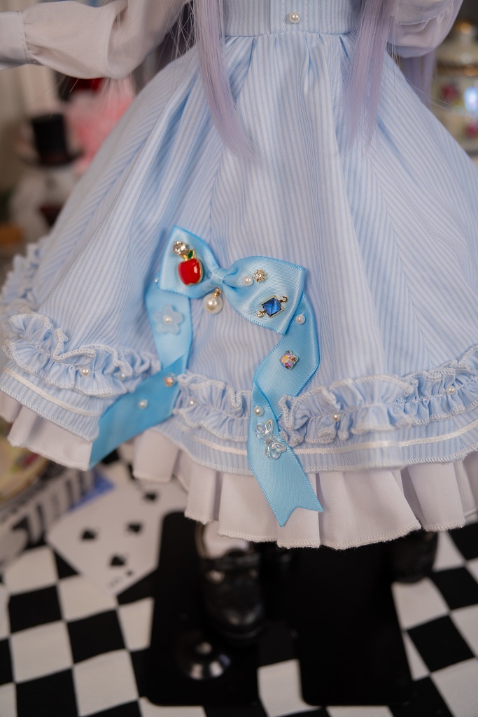 MDDクラシカルジャンパースカートセット【ブルー】