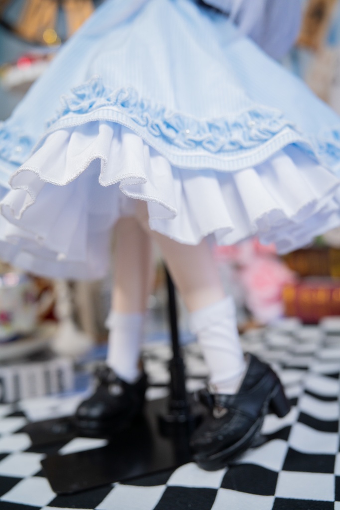 MDDクラシカルジャンパースカートセット【ブルー】