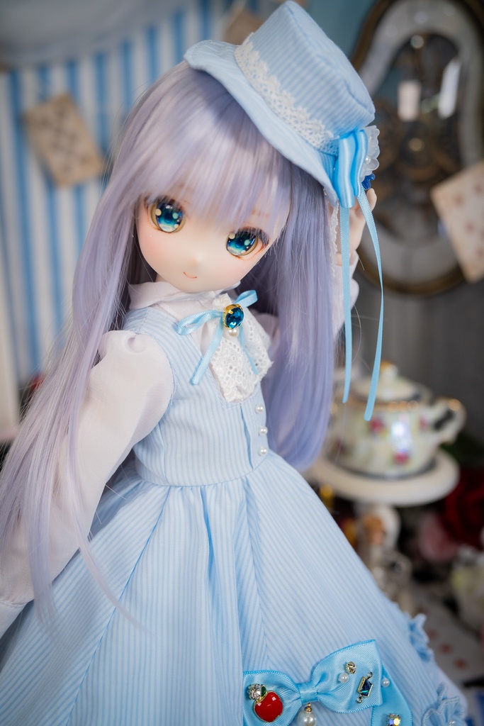 MDDクラシカルジャンパースカートセット【ブルー】