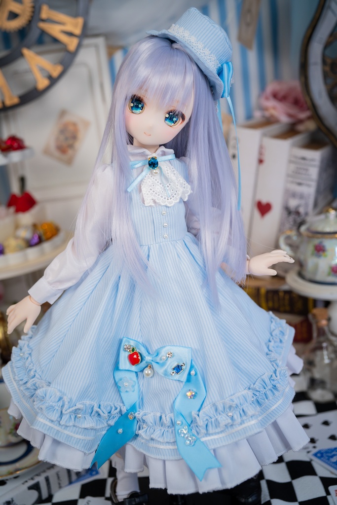 MDDクラシカルジャンパースカートセット【ブルー】