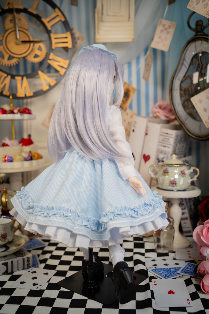 MDDクラシカルジャンパースカートセット【ブルー】