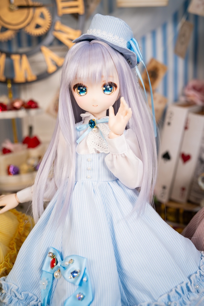 MDDクラシカルジャンパースカートセット【ブルー】