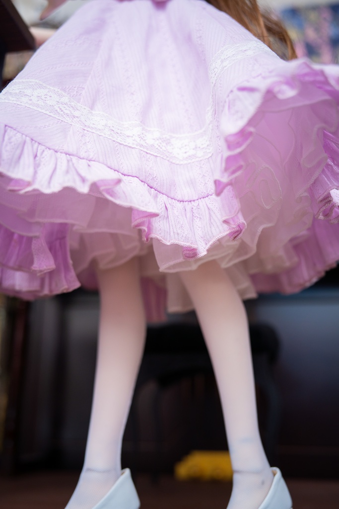 DD・DDSレーストップ&ジャンパースカートセットアップ三点セット【ピンク】