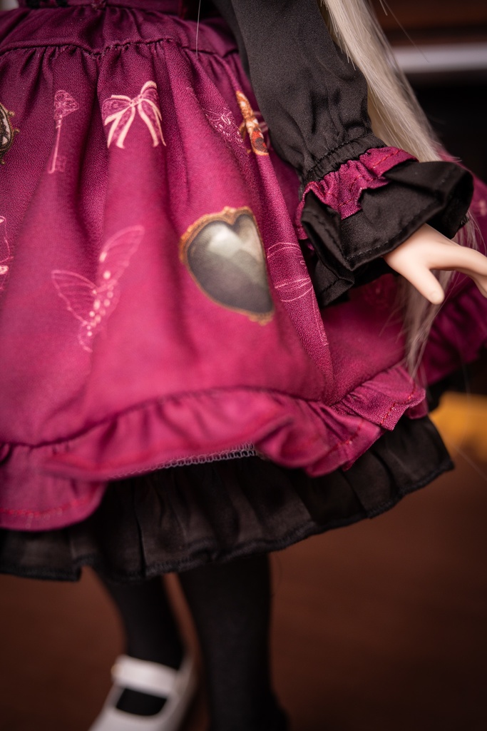 MDDドレスセット 『アンティークジュエリー』ボルドー