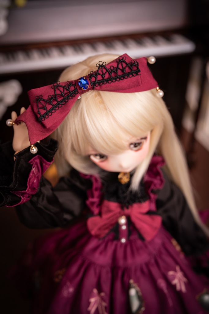 MDDドレスセット 『アンティークジュエリー』ボルドー