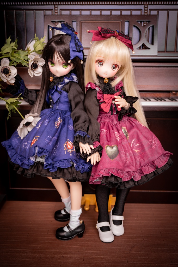 MDDドレスセット 『アンティークジュエリー』ボルドー