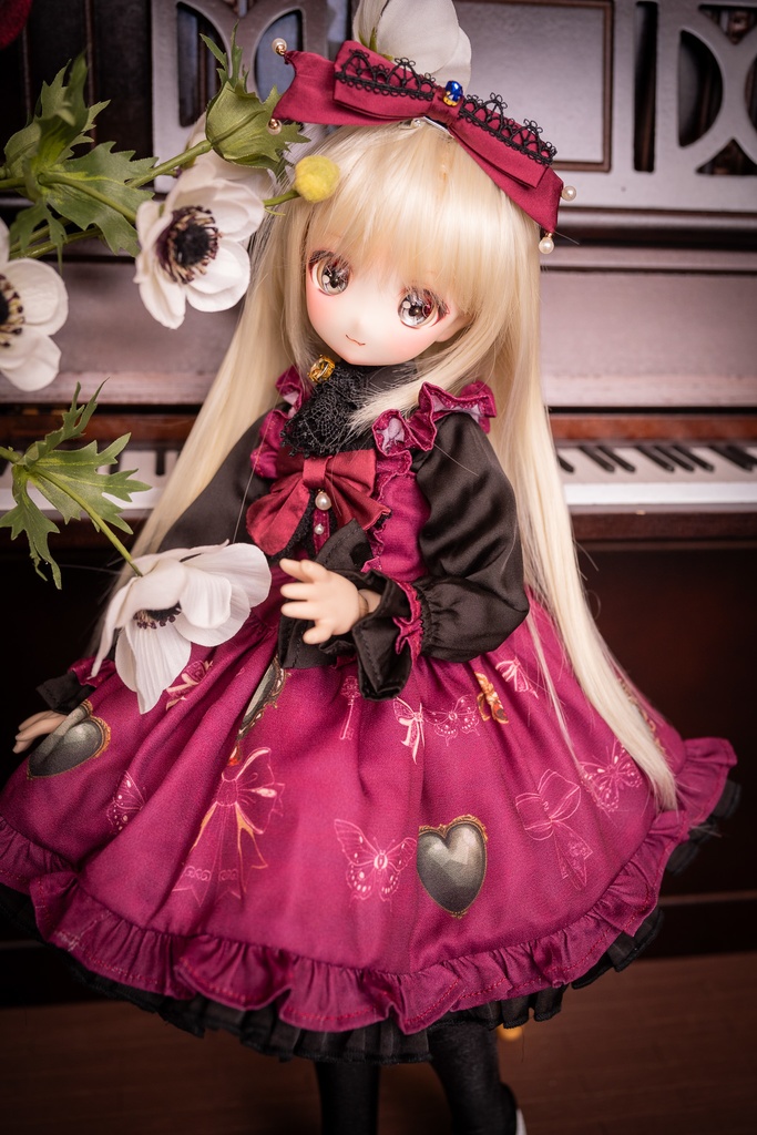 MDDドレスセット 『アンティークジュエリー』ボルドー