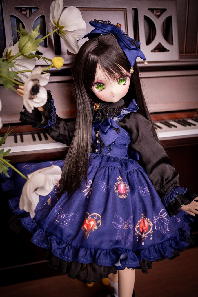 MDDドレスセット 『アンティークジュエリー』ネイビー