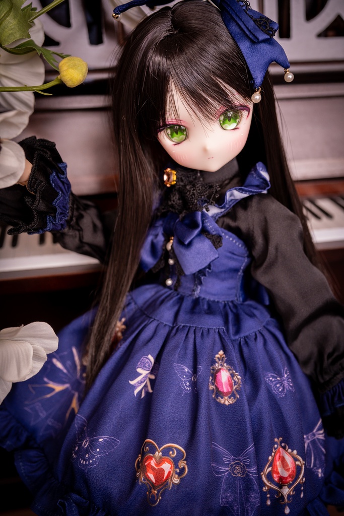 MDDドレスセット 『アンティークジュエリー』ネイビー