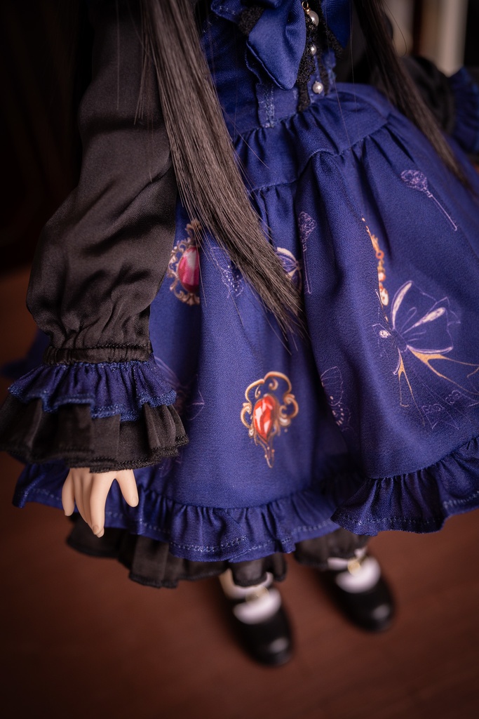 MDDドレスセット 『アンティークジュエリー』ネイビー