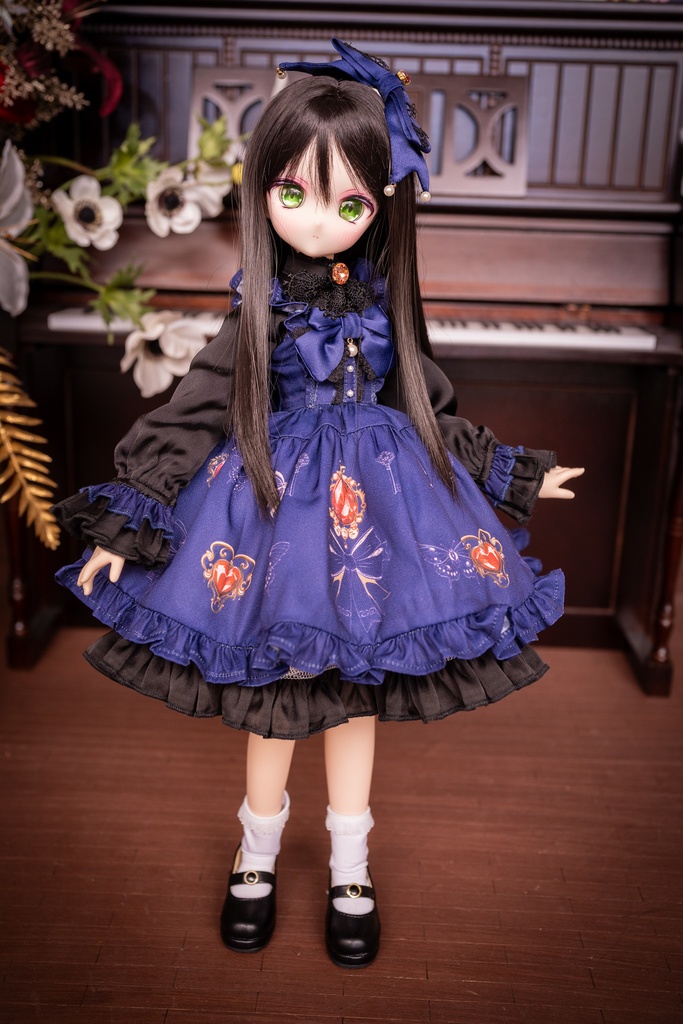 MDDドレスセット 『アンティークジュエリー』ネイビー