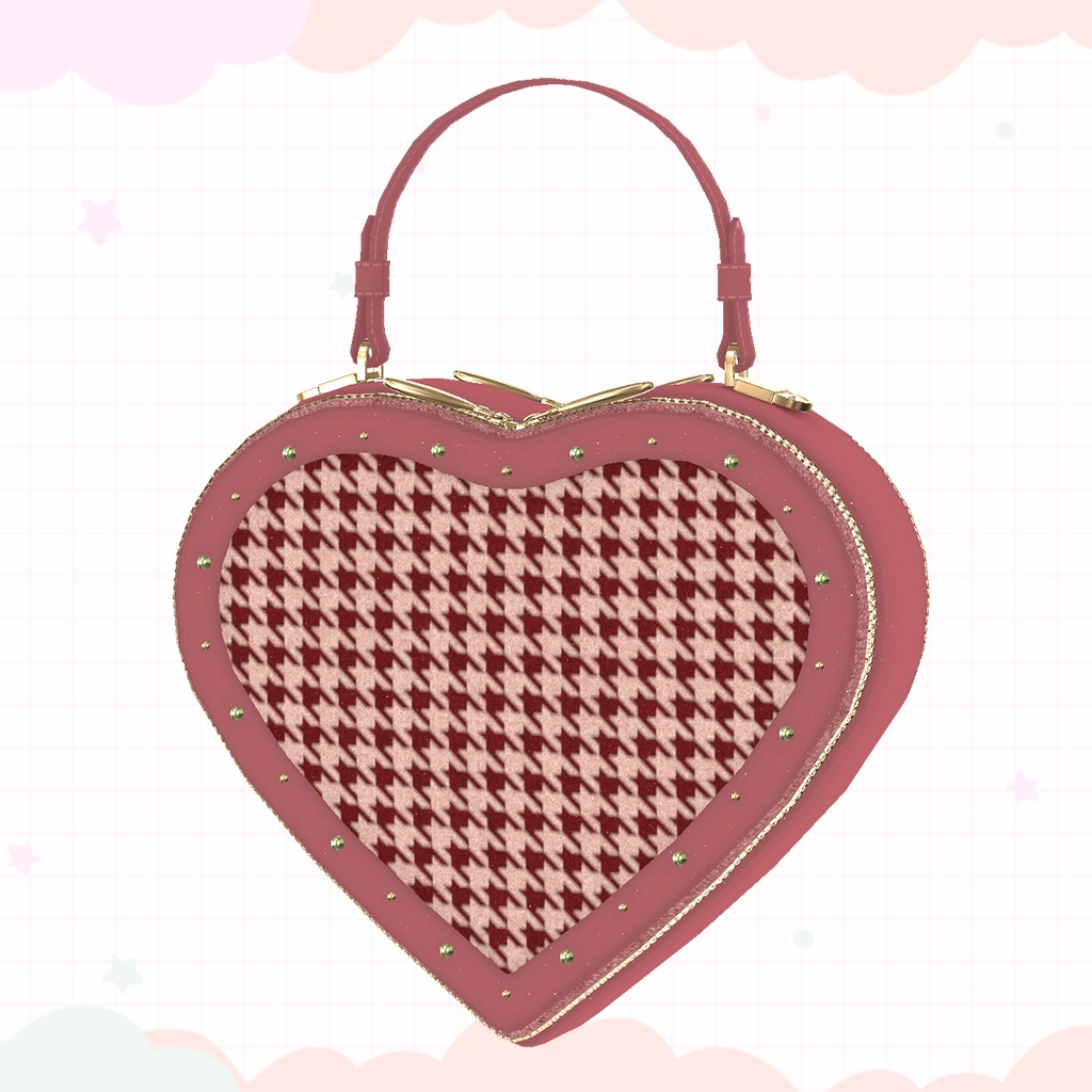【VRChat想定】Heart bag