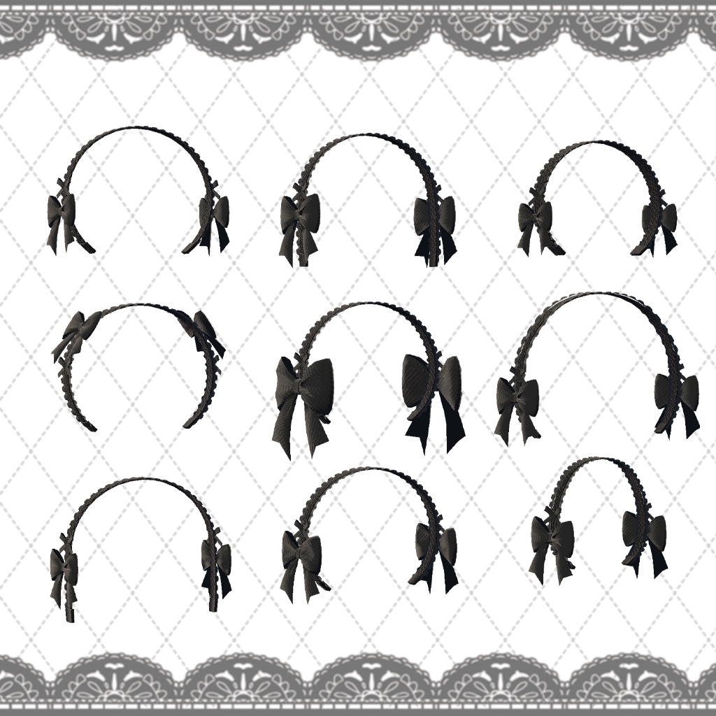 【無料3Dモデル】カチューシャ