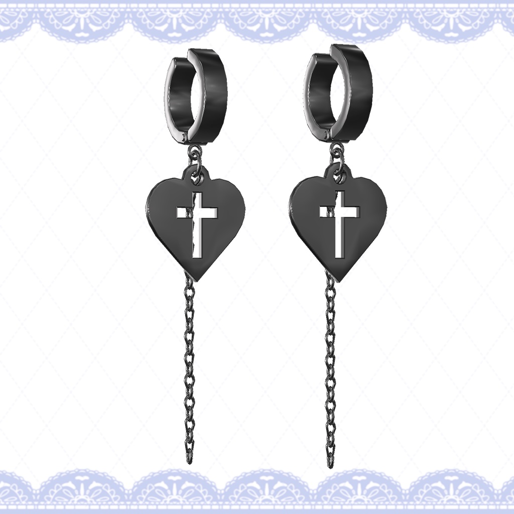 【VRChat想定】地雷系イヤリング4種