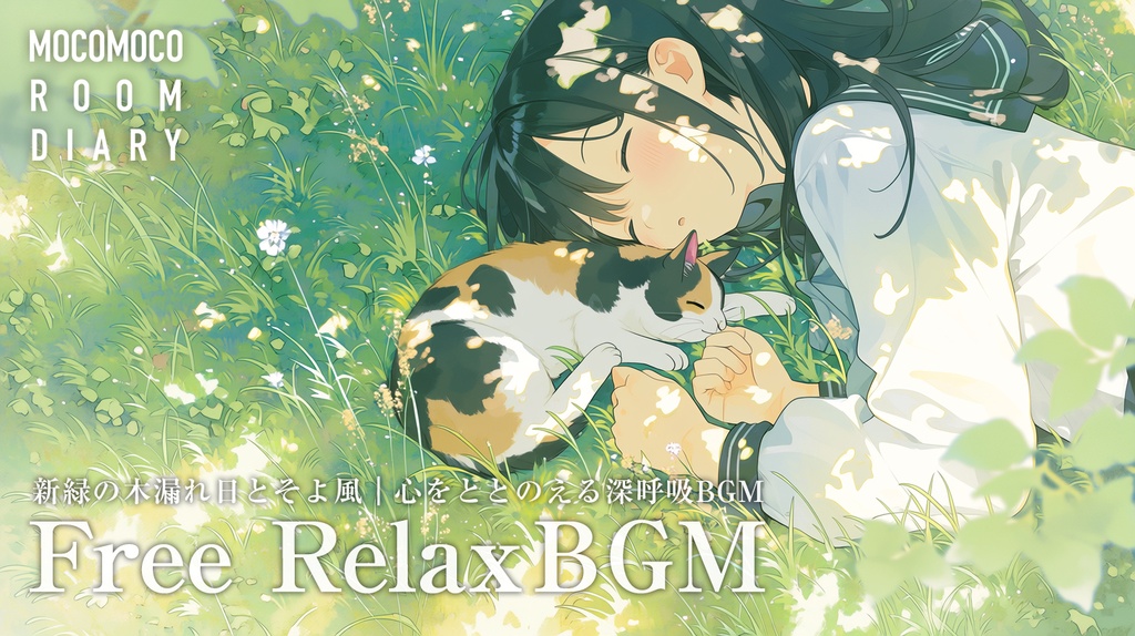 【フリーBGM10曲】新緑の木漏れ日とそよ風|心をととのえる深呼吸BGM【商用利用可】