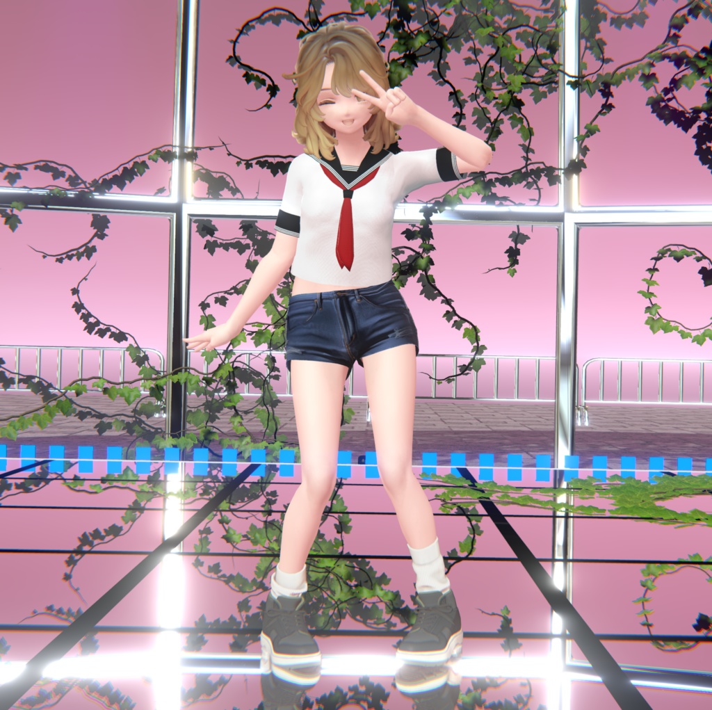 Marycia マリシア用セーラーとホットパンツ