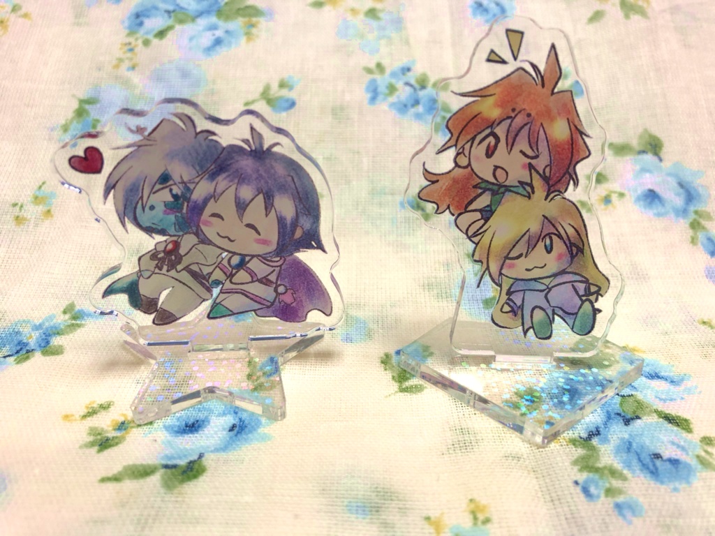 【SALE】表紙絵アクスタ(ゼルアメ&ガウリナ)