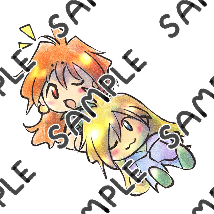 【SALE】表紙絵アクスタ(ゼルアメ&ガウリナ)