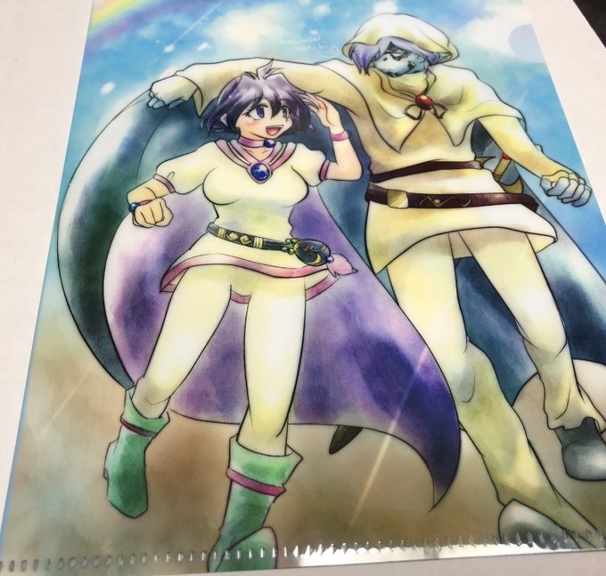 【SALE】ゼルアメ過去絵A5クリアファイル