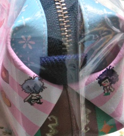 【SALE】ふぁんりびゼルアメドット絵ポーチ