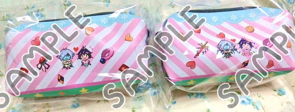 【SALE】ふぁんりびゼルアメドット絵ポーチ