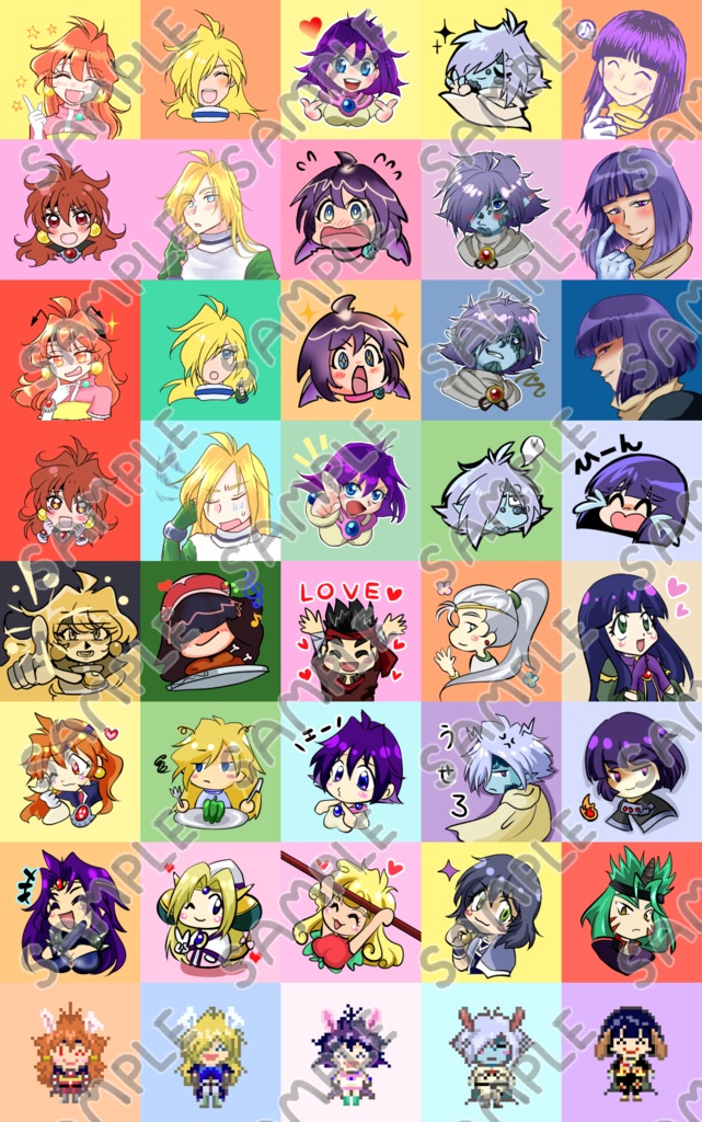 推し詰めスケジュールシール！！