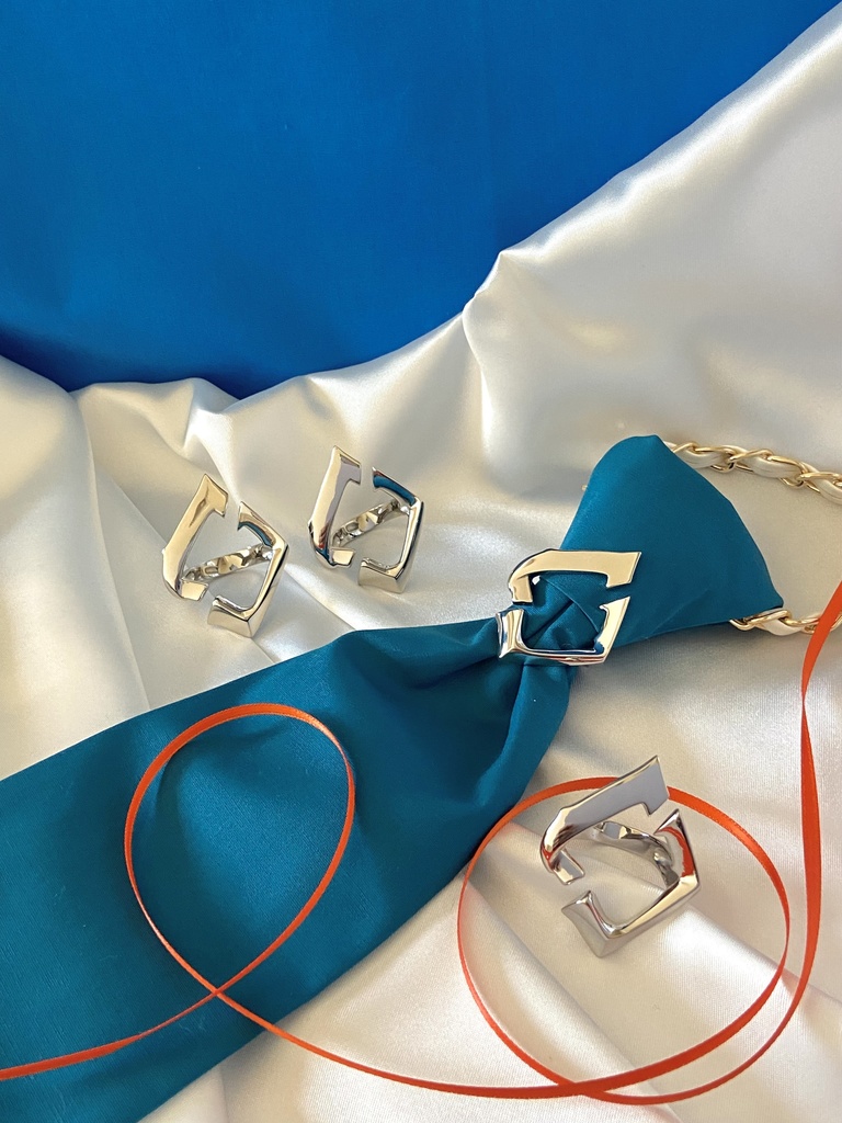 シルバー925製・山姥切国広祝装ネクタイリング