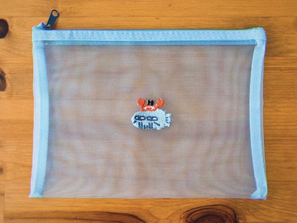🦀🐟メッシュポーチ