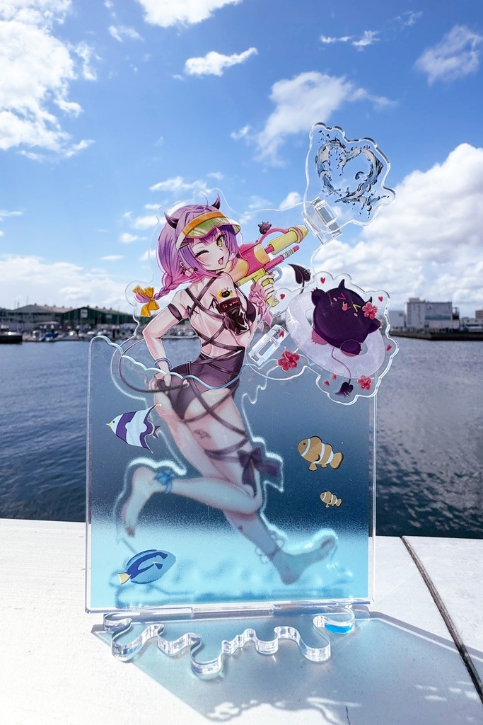 C108トワ様アクリルジオラマ&ステッカー