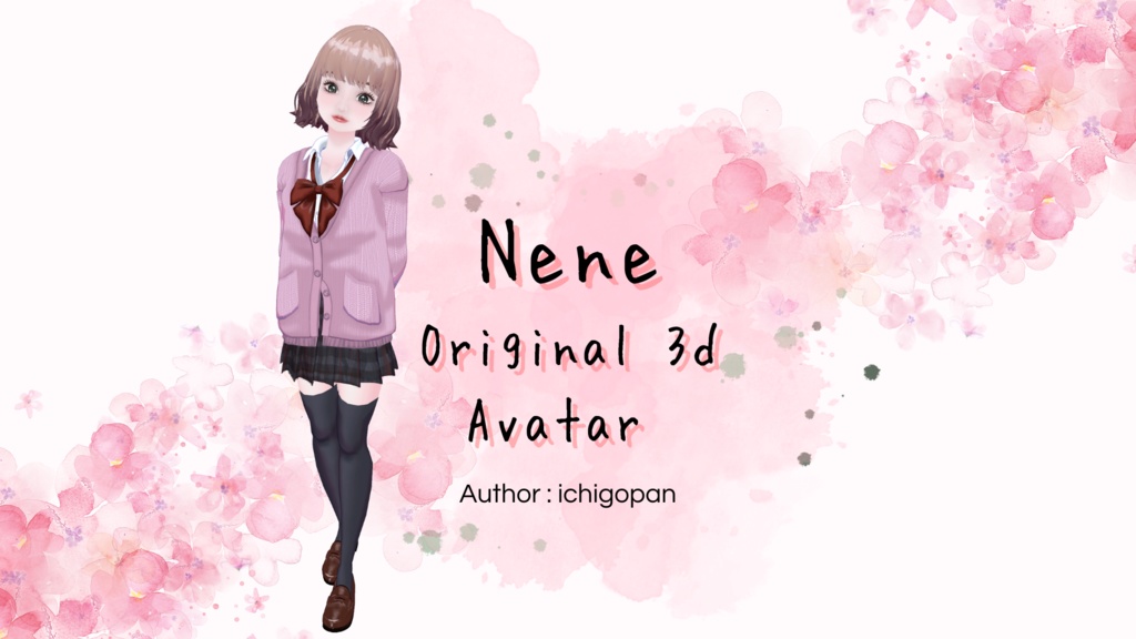 【オリジナル3Dモデル】Nene / ねね