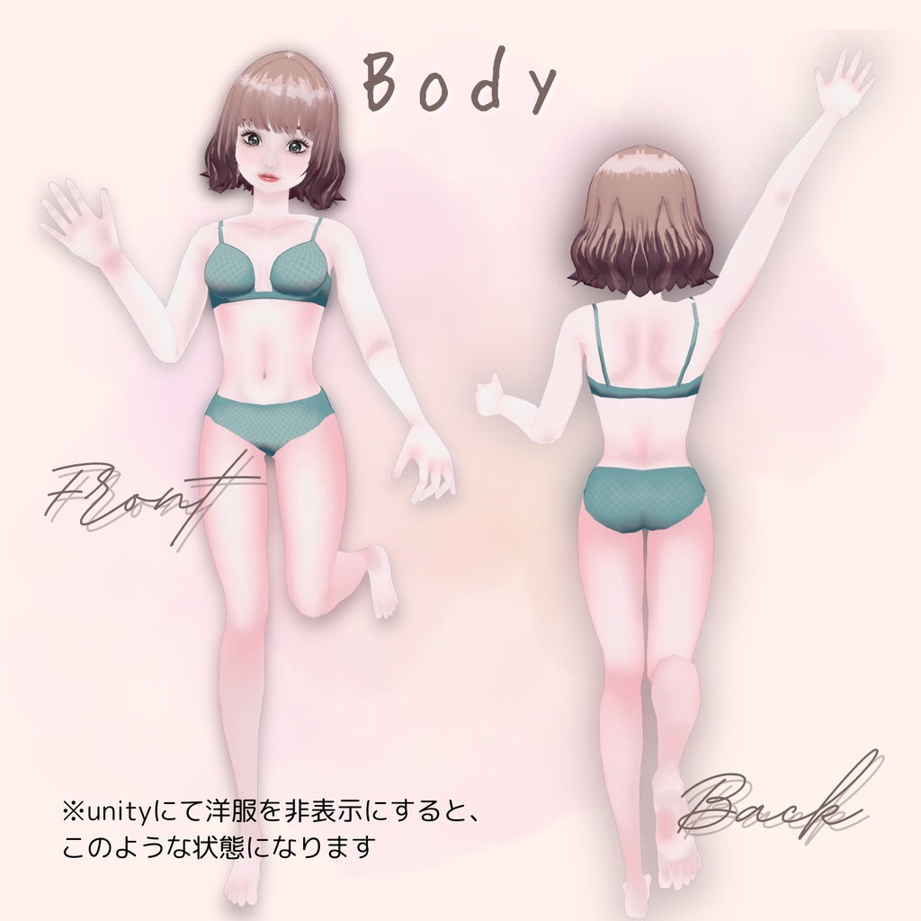 【オリジナル3Dモデル】Nene / ねね