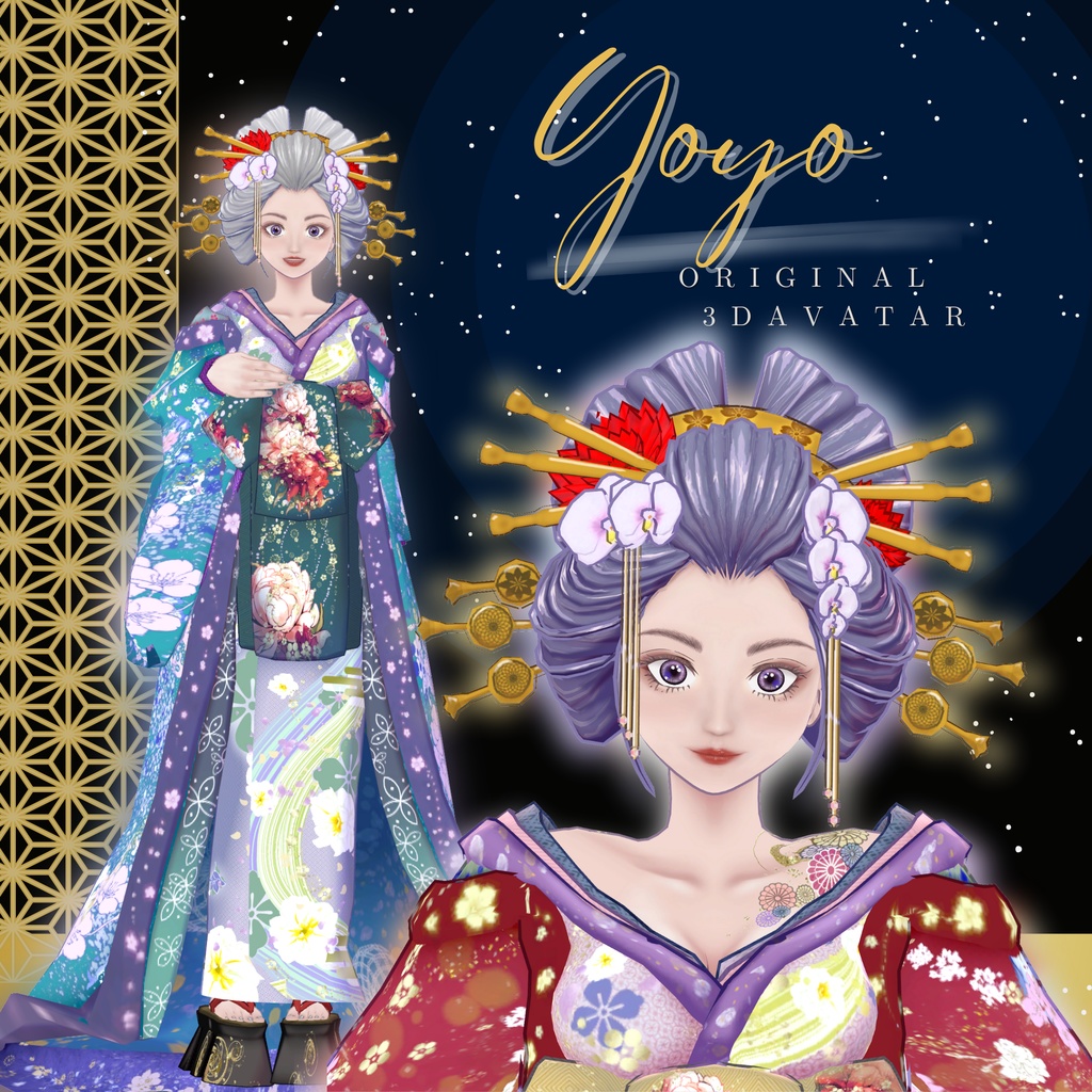 【オリジナル3Dモデル】Yoyo / よよ