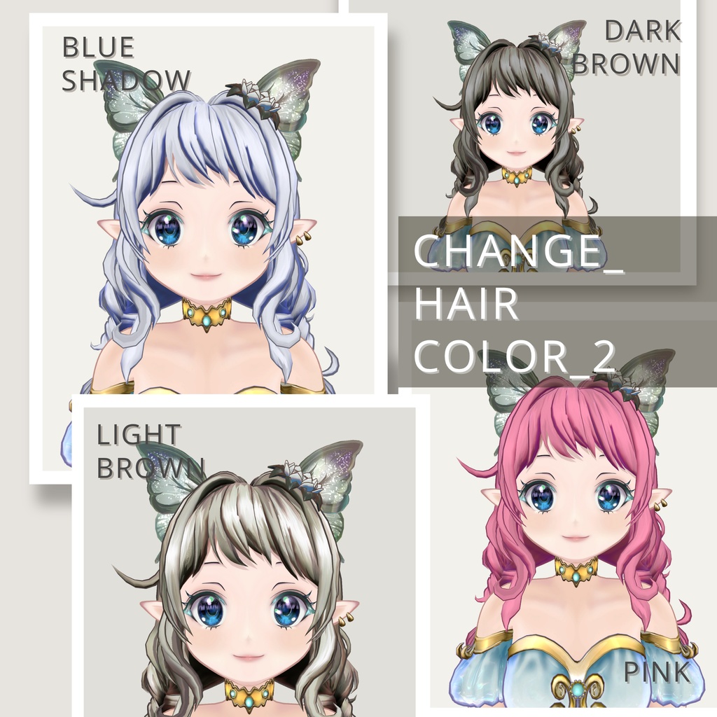 オリジナル3Dアバター Fifi(フィフィ)VRChat and VRM